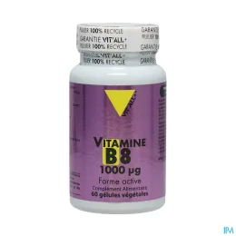 Vit'All+ VITAMINE B8 - 1000µg 60 gélules