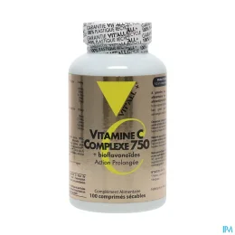 Vit'All+ Vitamine C Complexe 750 100 Comprimés