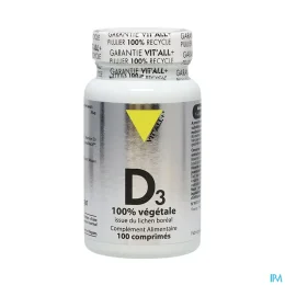 Vit'All+ Vitamine D3 20µg 100 Comprimés