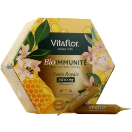 Vitaflor Gelée royale Bio 2500mg et vitamine D