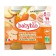 Babybio Mois P de Terre Carotte Veau 2X200G1