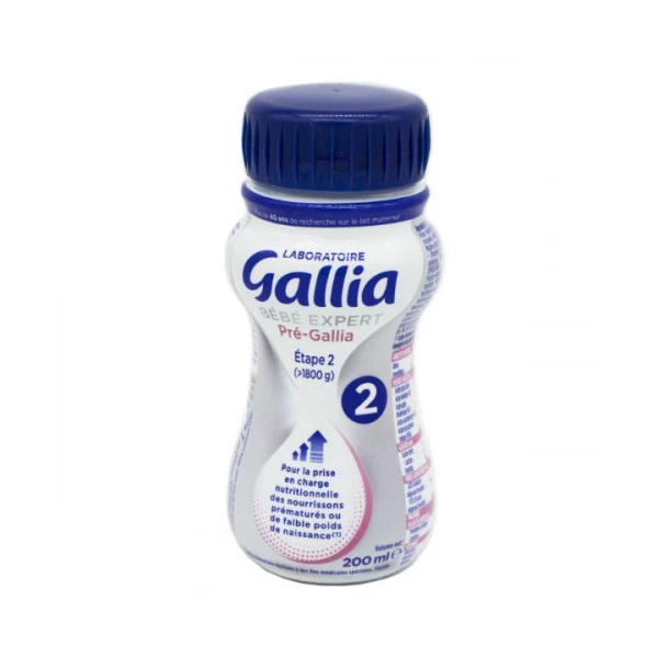 GALLIA PRE-GALLIA Lait Liquide Bebe Premature 200ml