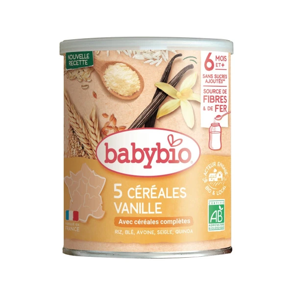 Babybio Céréales vanille bio dès 6 mois