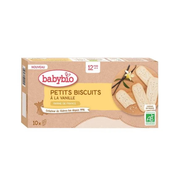 Babybio Petits Biscuits à la Vanille Dès 12 Mois 160g