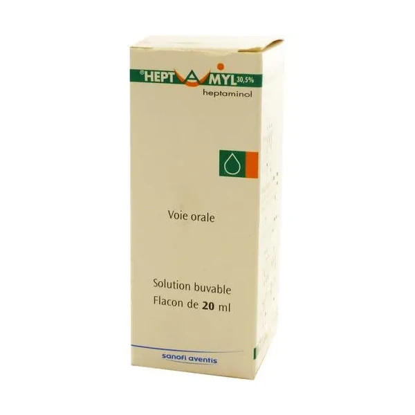 Heptamyl heptaminol hypotension orthostatique 20 ml gouttes