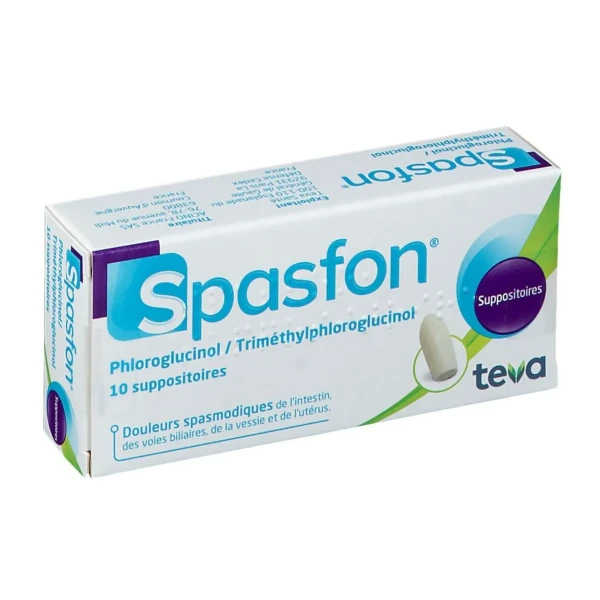 SPASFON Phloroglucinol - 10 suppositoires