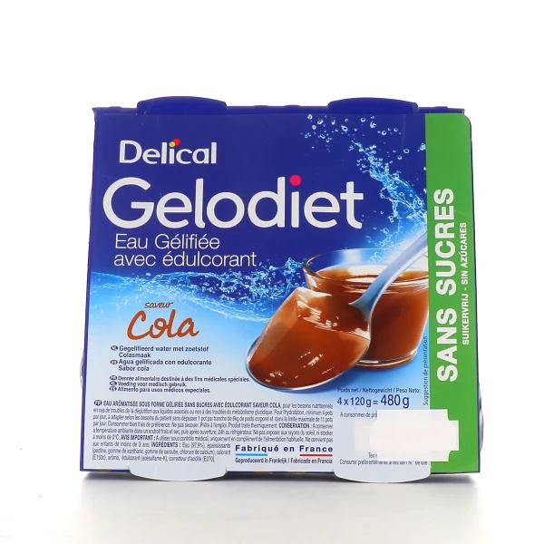 Gelodiet Eau Gélifiée Aromatisée