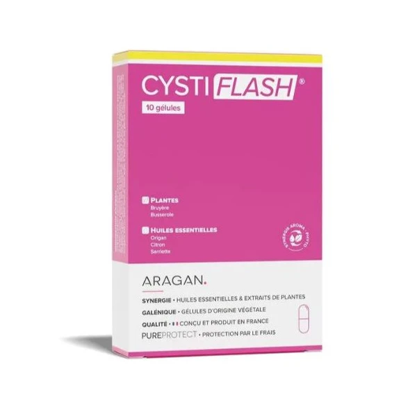 ARAGAN CYSTIFLASH - 10 Gelules
