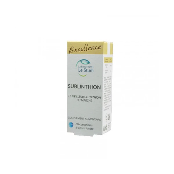 LE STUM SUBLINTHION Le meilleur glutathion du marche - 60 Comprimes