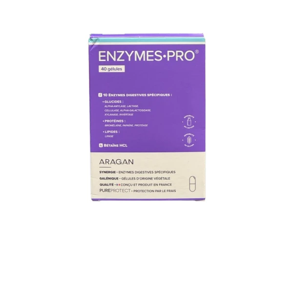 ARAGAN ENZYMES PRO - 40 Gelules
