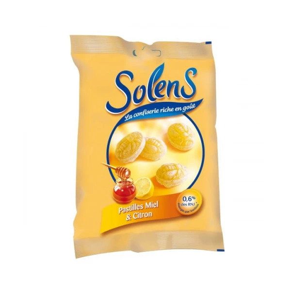 SOLENS PASTILLES Miel Citron - 100g