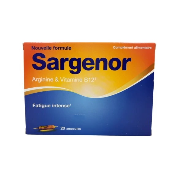 SARGENOR Fatigue Intense 1g - 20 Ampoules Buvables