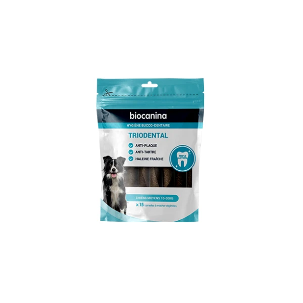 biocanina TRIODENTAL Lamelle Chien Moyen 10-30 kg