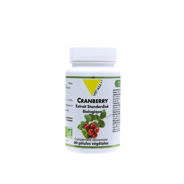 VITALL+ CRANBERRY BIO 10% PACS - 60 Capsules