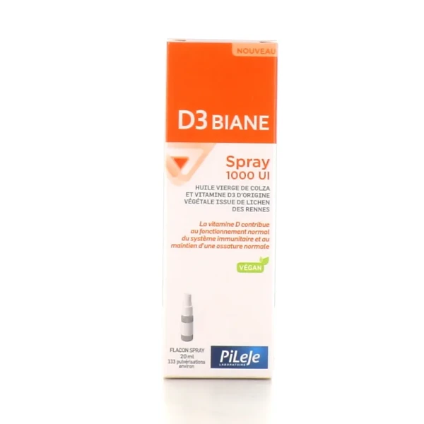 Pileje D3 Biane Spray 1000 UI