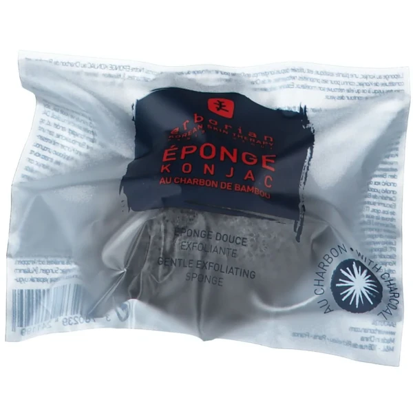 erborian Éponge Konjac au Charbon de Bambou