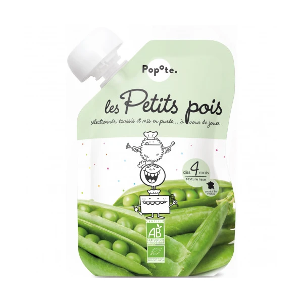 POPOTE GOURDE Les Petits Pois - 120g