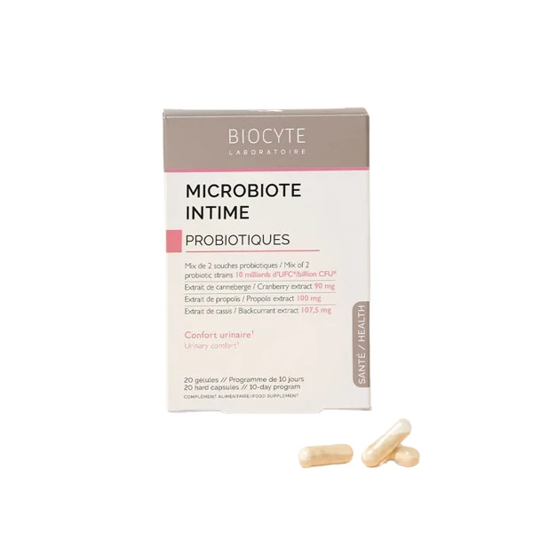 BIOCYTE MICROBIOTE INTIME Probiotiques - 20 Gelules