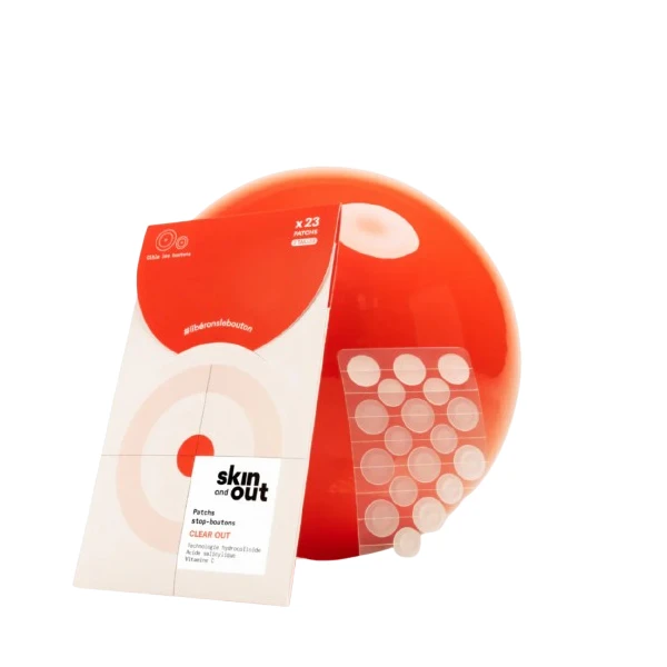 SKIN AND OUT CLEAR OUT Patchs Stop-Boutons - 23 Patchs Hydrocolloides
