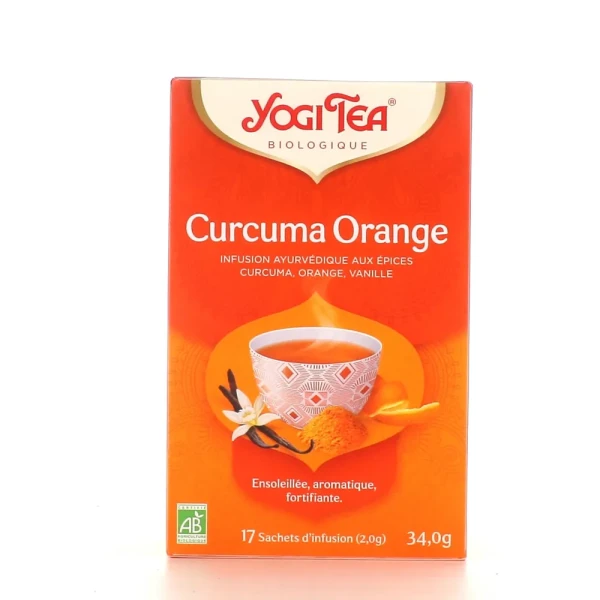 Yogi Tea Infusion Ayurvédique Curcuma Orange Bio