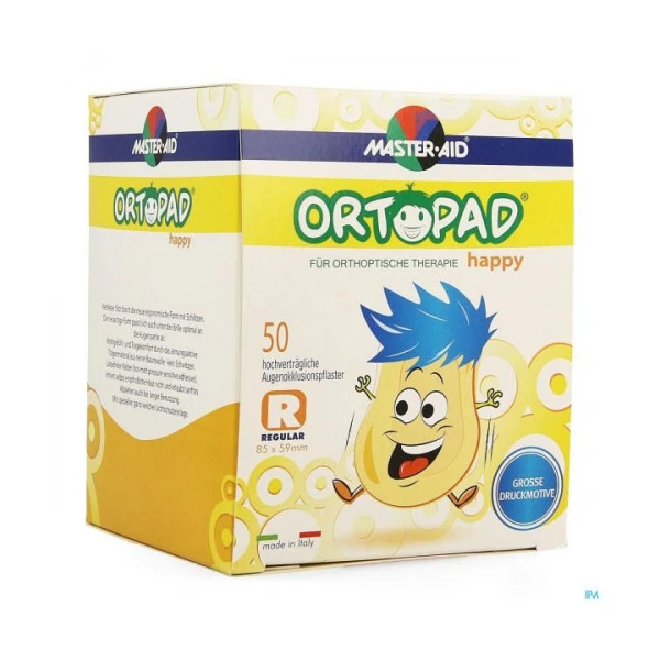 ORTOPAD HAPPY PANSEMENT OCCULAIRE Taille Regular - 20 Pieces
