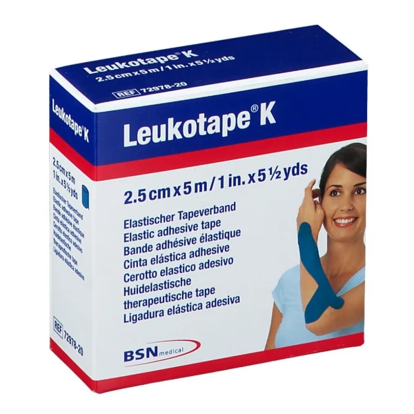 Leukotape® K 2,5 cm x 5 m Bleu