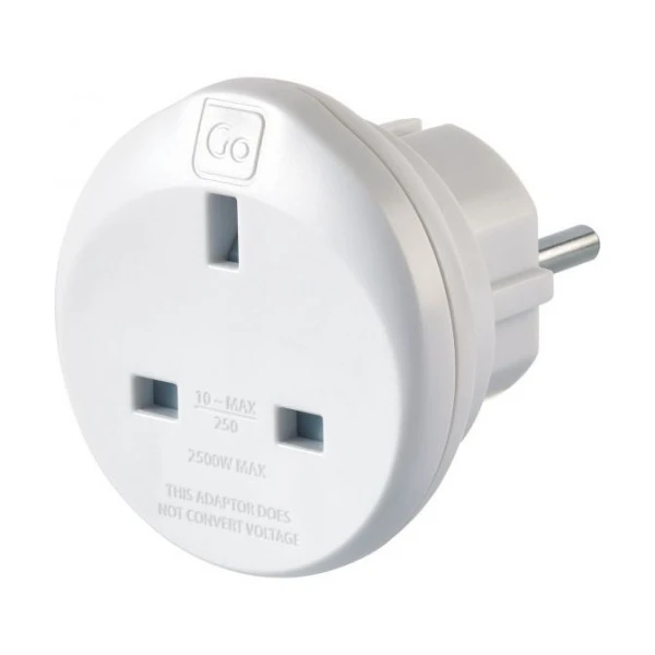 GO TRAVEL ADAPTATEUR DE PRISE Royaume Uni - Europe