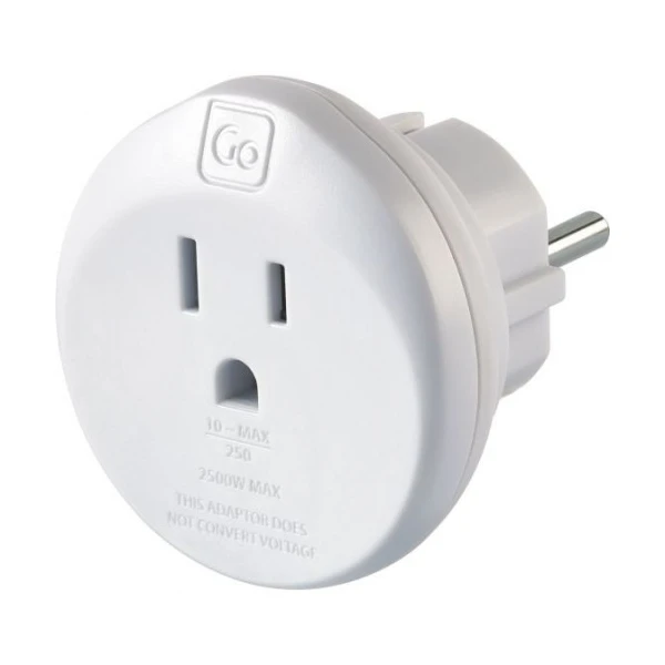 GO TRAVEL ADAPTATEUR DE PRISE USA - Europe