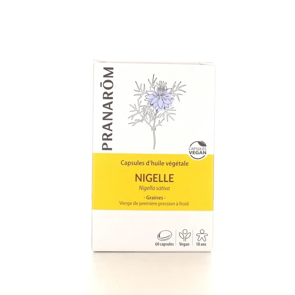 Pranarom Huile Végétale Nigelle Bio capsules