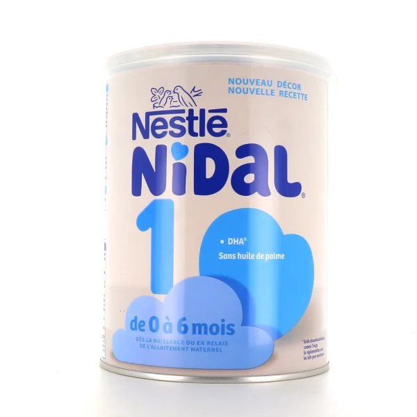 Nestlé Nidal 1 Lait 0-6 Mois