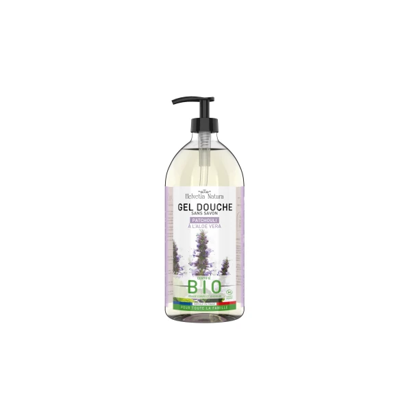 HELVETIA NATURA GEL DOUCHE ALOE VERA PATCHOULI - 1L