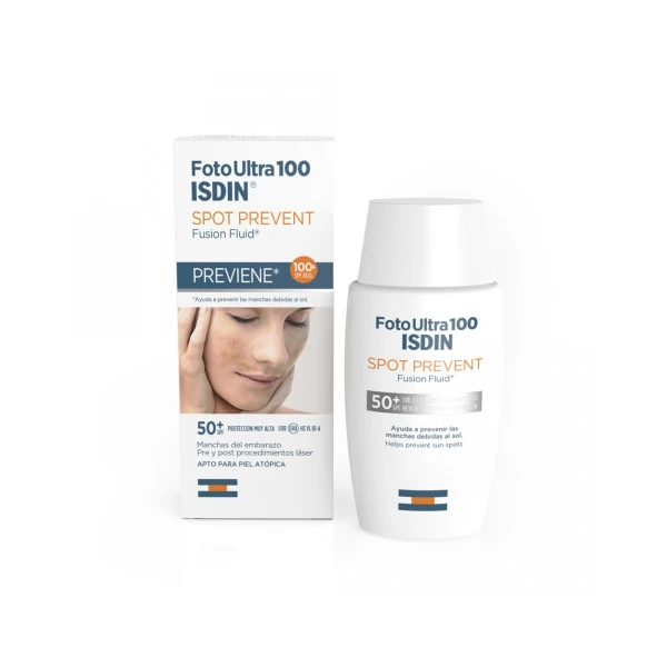ISDIN® UV Care Foto Ultra 100  Spot Prevent Fusion Fluid SPF 50+