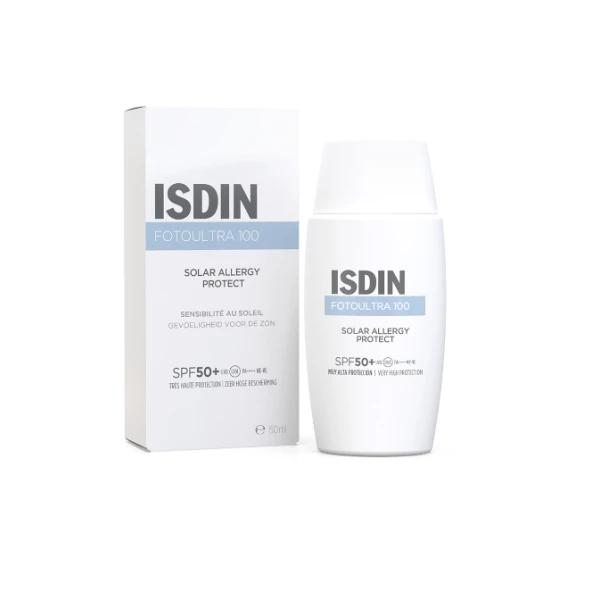 ISDIN FOTOULTRA 100 SOLAR ALLERGY PROTECT Fluide Solaire SPF50+ - 50ml