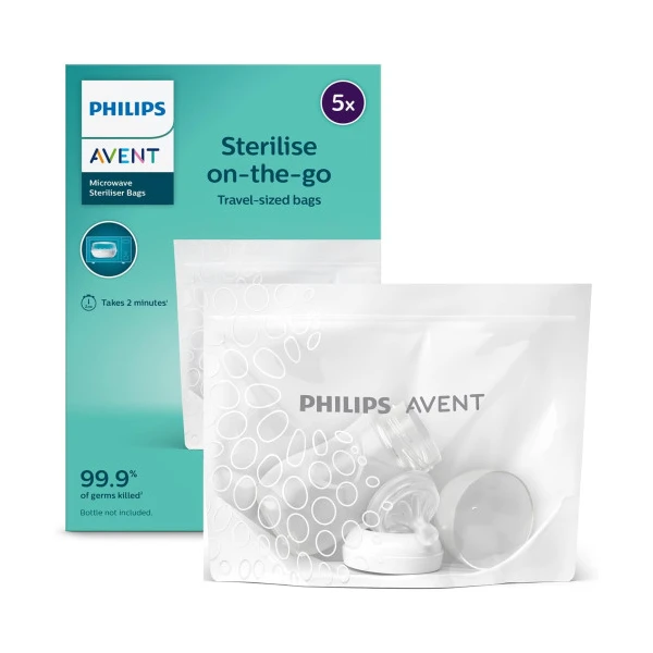 AVENT Sachets de Sterilisation pour Micro-ondes - 5 Sachets