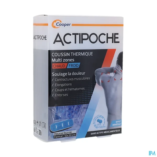 Actipoche Coussin Thermique Microbilles Multi Zones