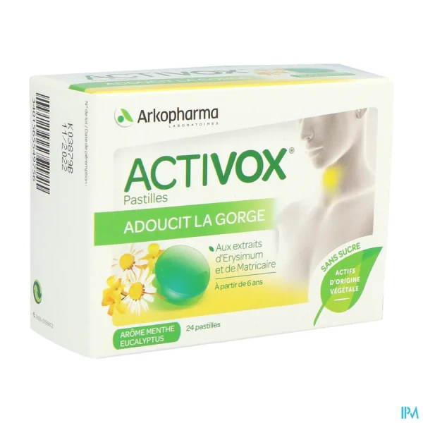 Activox Pastilles Menthe Eucalyptus