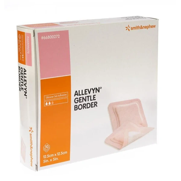 Allevyn Gentle Border Carré Pansement Hydrocellulaire