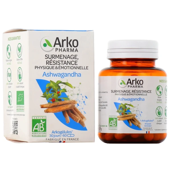 Arkogélules Ashwagandha Bio