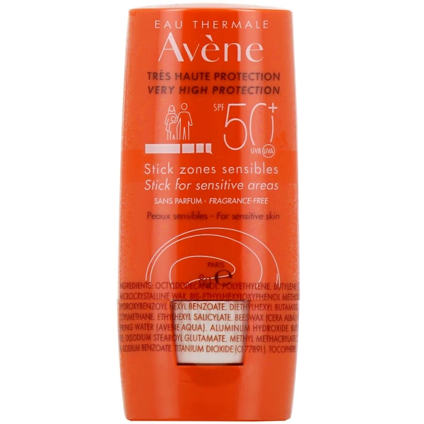 Avène Stick Solaire Zones Sensibles SPF50+