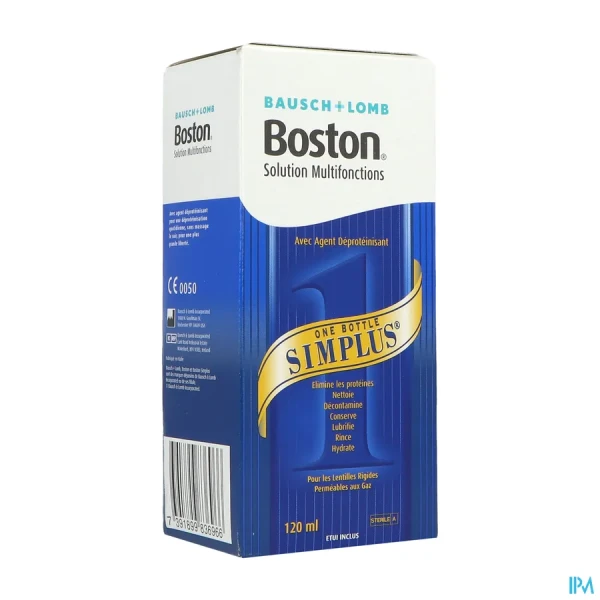 Bausch And Lomb Boston Simplus Solution Multifonctions pour Lentilles rigides