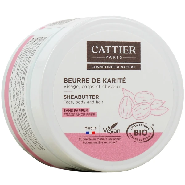 Cattier Beurre de Karité 100% Bio