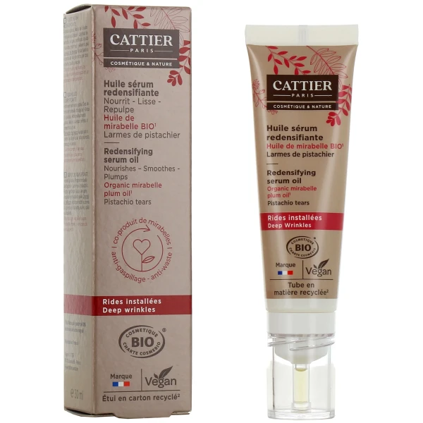 Cattier Huile Sérum Redensifiante Bio