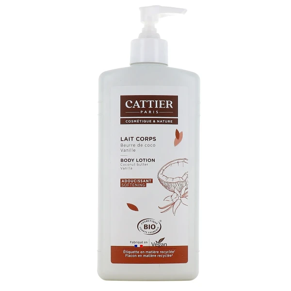 Cattier Lait Corps Adoucissant Bio