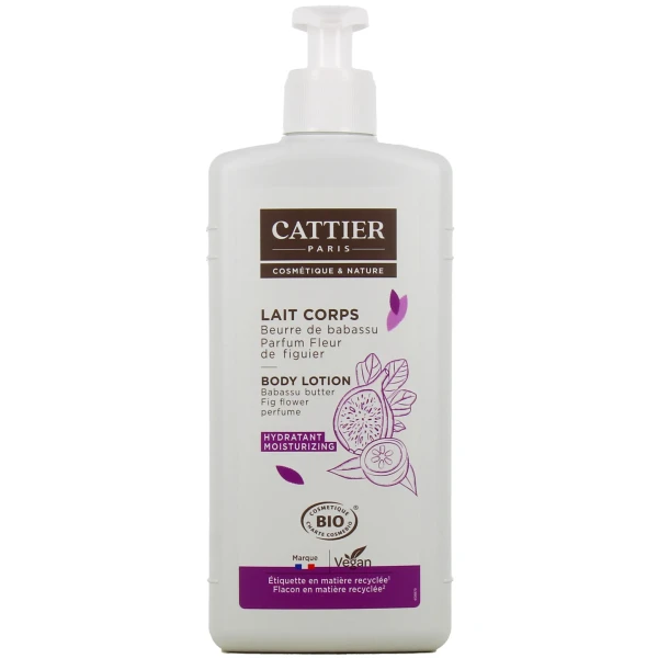 Cattier Lait Corps Hydratant Bio