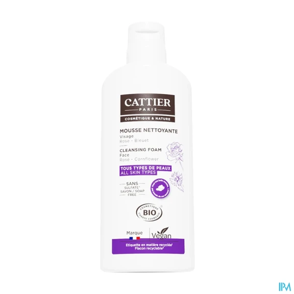 Cattier Mousse Nettoyante Visage Bio