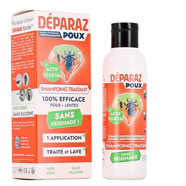 Déparaz Poux Xpulse Shampoing Traitant