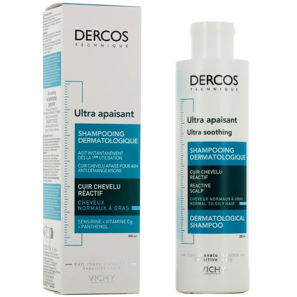 Dercos Shampooing Traitant Ultra Apaisant