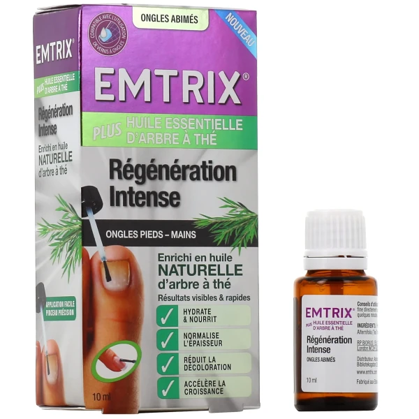 Emtrix Ongles Abimés Traitement Régénérant Intense