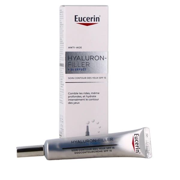 Eucerin Hyaluron-Filler 3X Effect Soin Contour des yeux SPF15