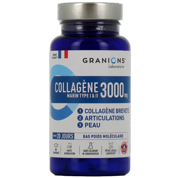 Granions Collagène Type I et II 3000 mg